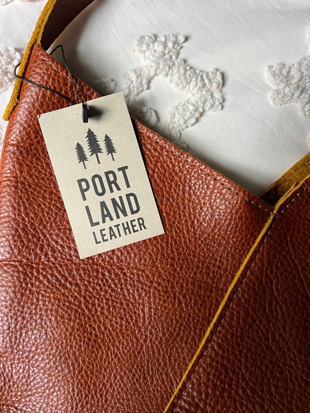 NWT Portland Leather Large Naomi in Sienna Shoulder Bag - Almost Perfect - Picture 6 of 7